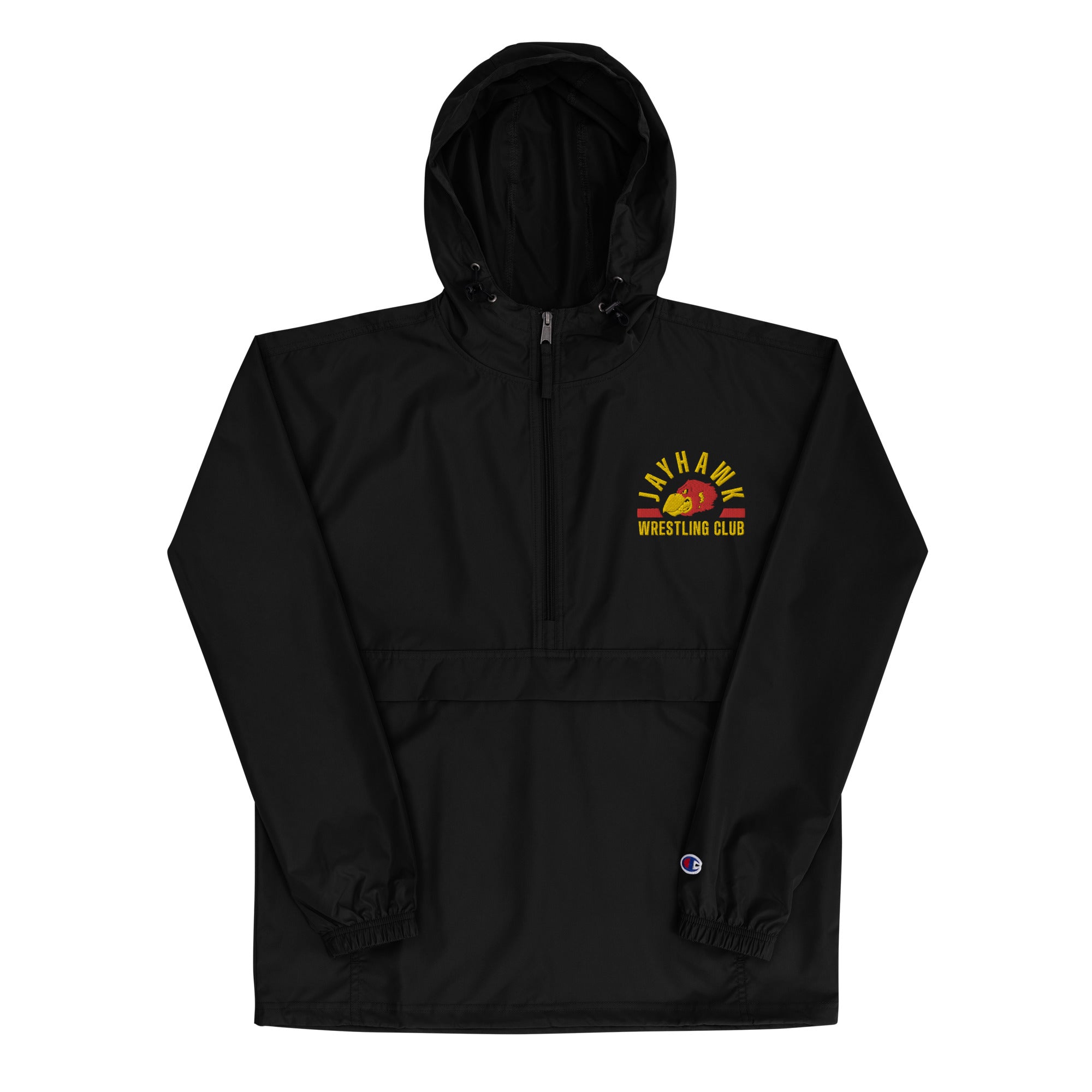 Jayhawk Wrestling Club Embroidered Champion Packable Jacket