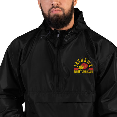 Jayhawk Wrestling Club Embroidered Champion Packable Jacket