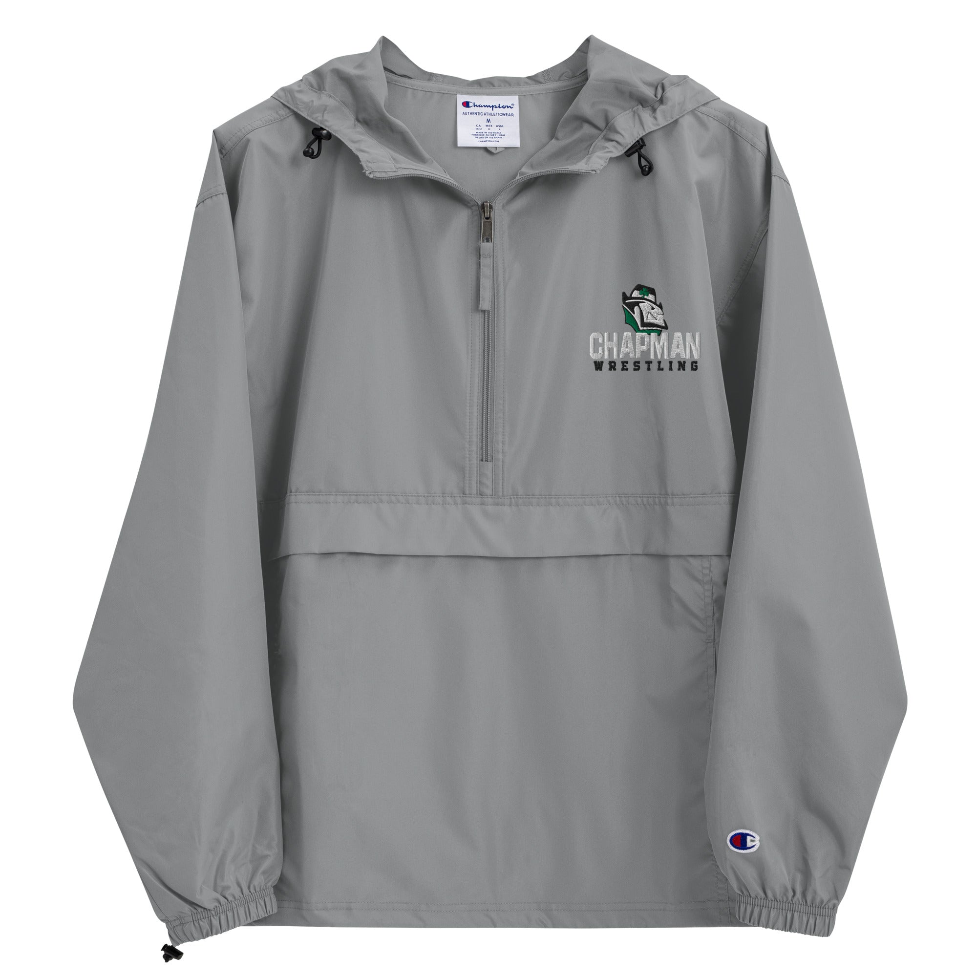 Chapman Wrestling Embroidered Champion Packable Jacket