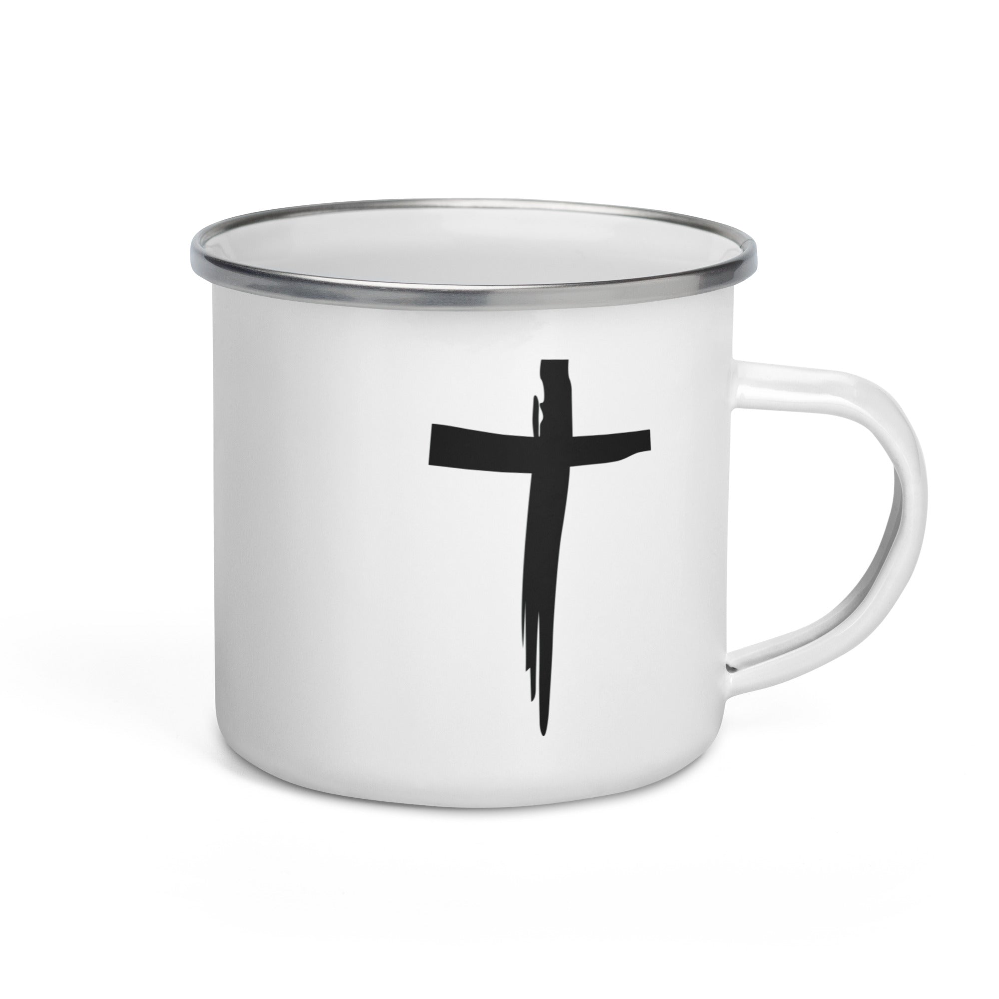 St. Stephen Lutheran Church Cross Only Enamel Mug