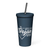 Colby Community College Softball Insulated Tumbler with a Straw