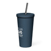 Colby Community College Softball Insulated Tumbler with a Straw