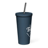 Colby Community College Softball Insulated Tumbler with a Straw