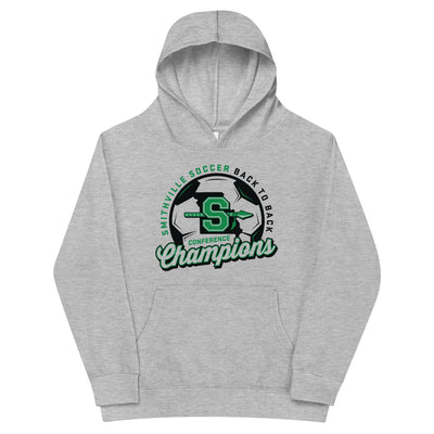 Smithville Soccer Back2Back Conference Champs Kids fleece hoodie