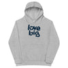 Love Big Like Nate Kids Fleece Hoodie