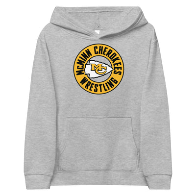 McMinn Cherokees Wrestling Kids Fleece Hoodie