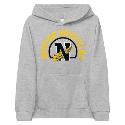 Newton High School Wrestling  Kids Fleece Hoodie