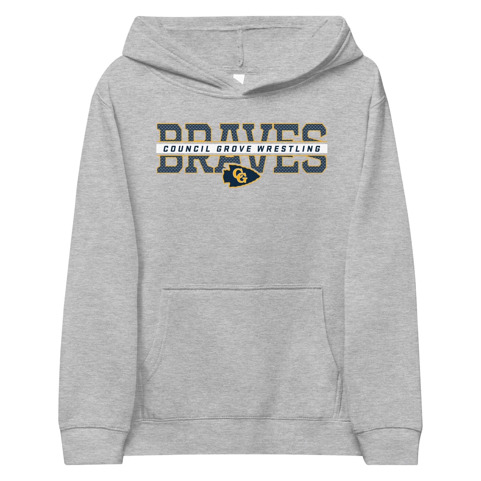 Council Grove Wrestling Kids Fleece Hoodie