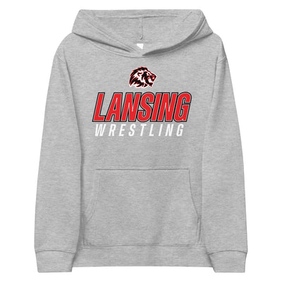 Lansing Wrestling  Kids Fleece Hoodie