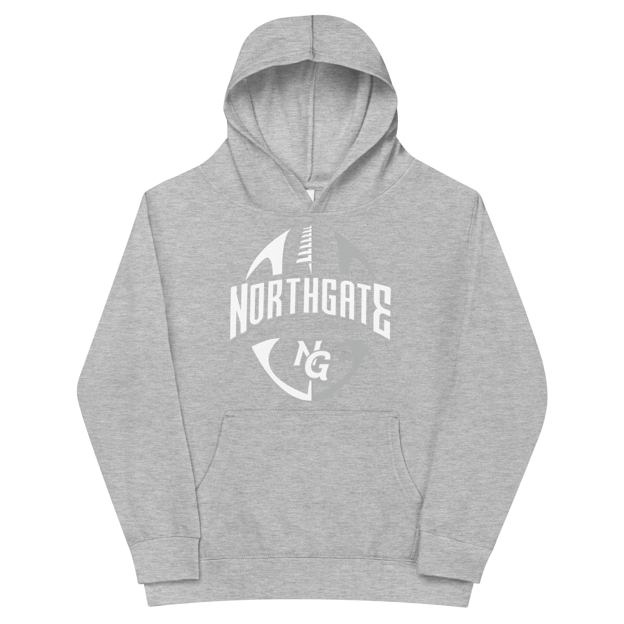 Northgate Middle School - Football Kids Fleece Hoodie