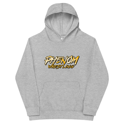 Youth Phenom Wrestling (Front + Back) fleece hoodie