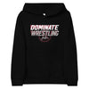 Dominate Wrestling  Black Kids Fleece Hoodie