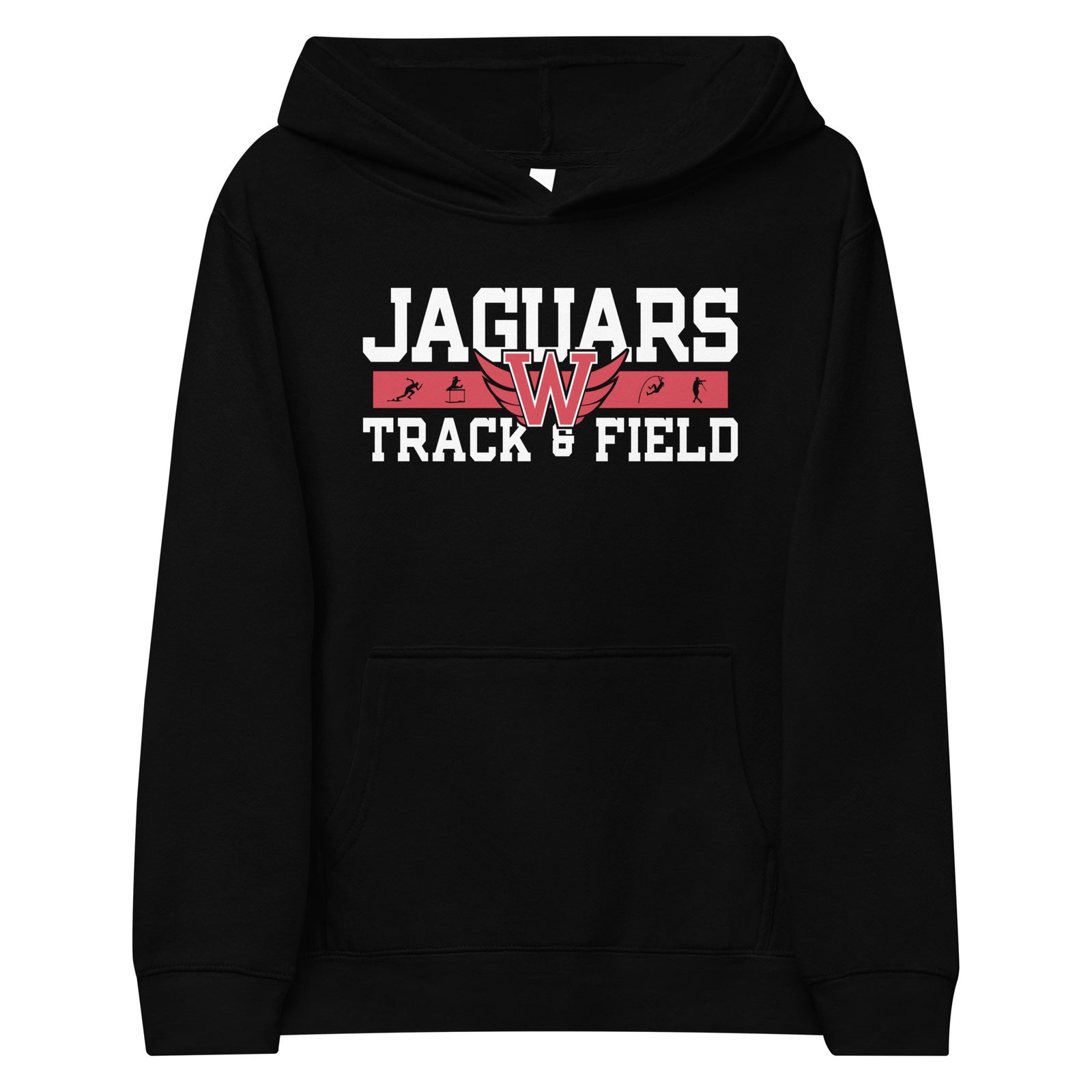 Blue Valley West Track & Field Kids Fleece Hoodie