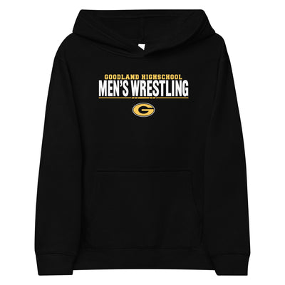 Goodland Wrestling MEN'S WRESTLING Kids Fleece Hoodie