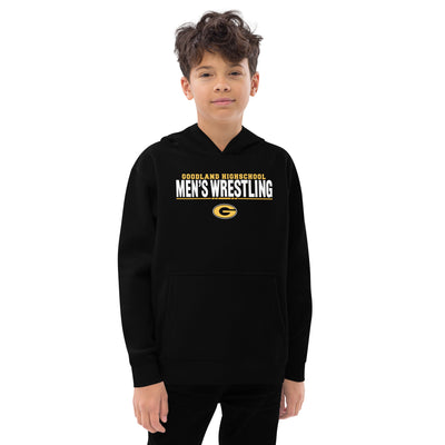 Goodland Wrestling MEN'S WRESTLING Kids Fleece Hoodie