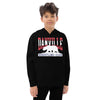 Danville Wrestling Club Black Kids Fleece Hoodie