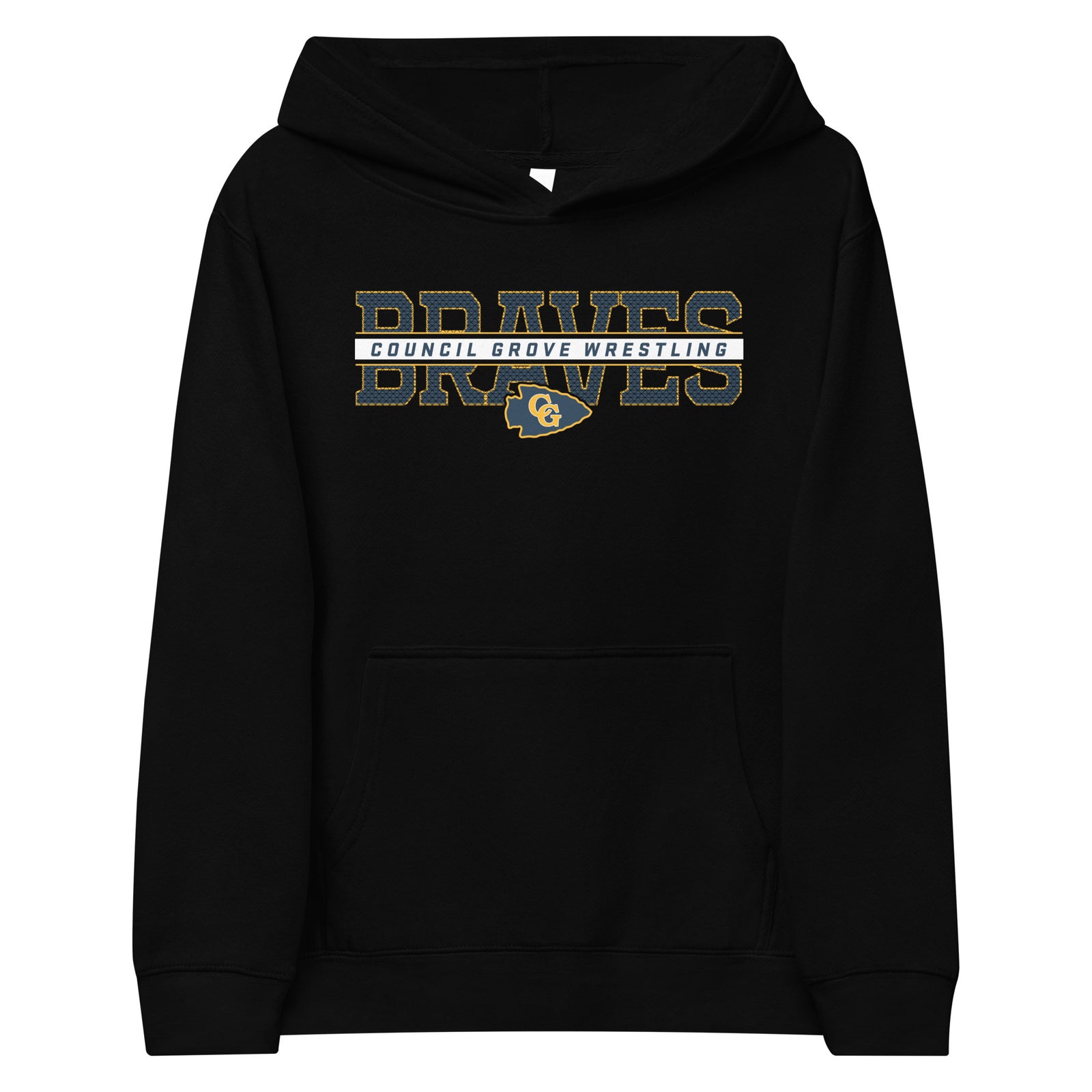 Council Grove Wrestling Kids Fleece Hoodie