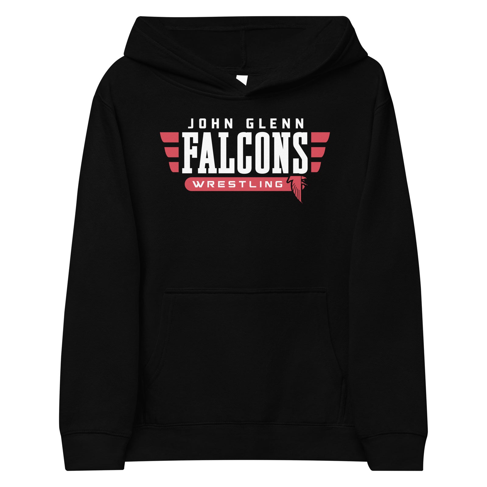 John Glenn Wrestling Kids Fleece Hoodie