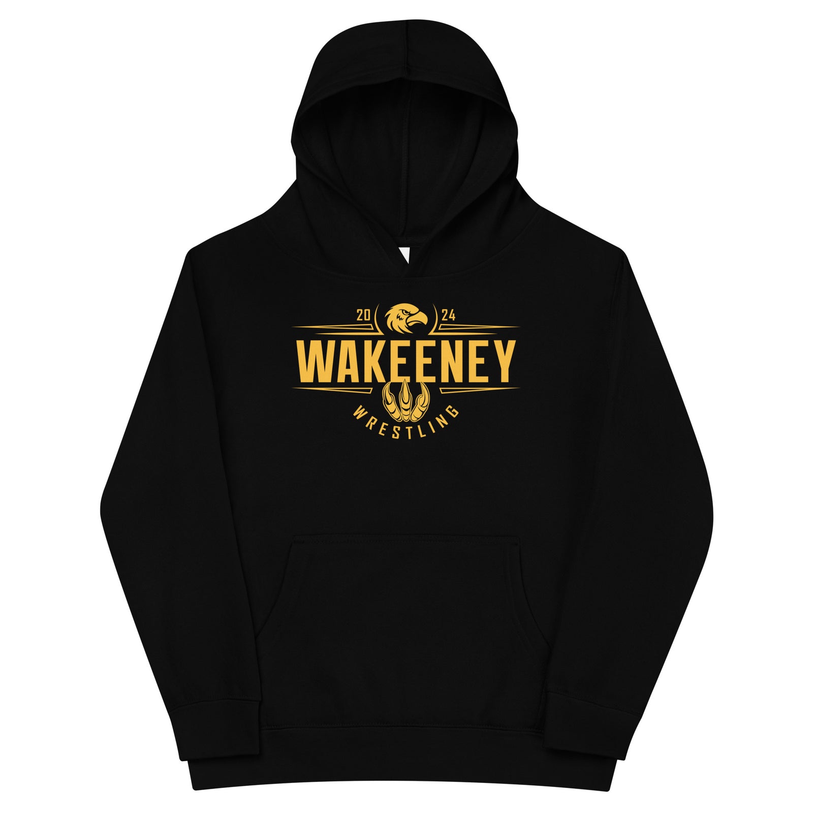 Wakeeney Wrestling Youth fleece hoodie