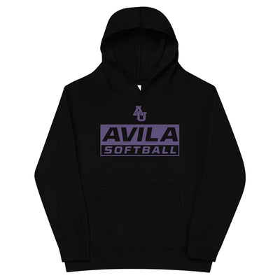 Avila Softball Kids Fleece Hoodie