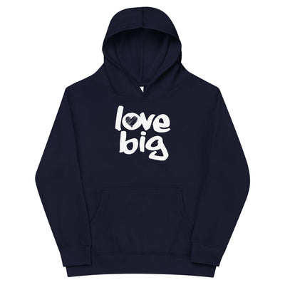 Love Big Like Nate Kids Fleece Hoodie