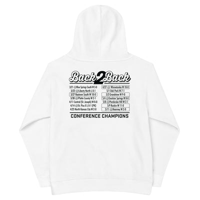 Smithville Soccer Back2Back Conference Champs Kids fleece hoodie