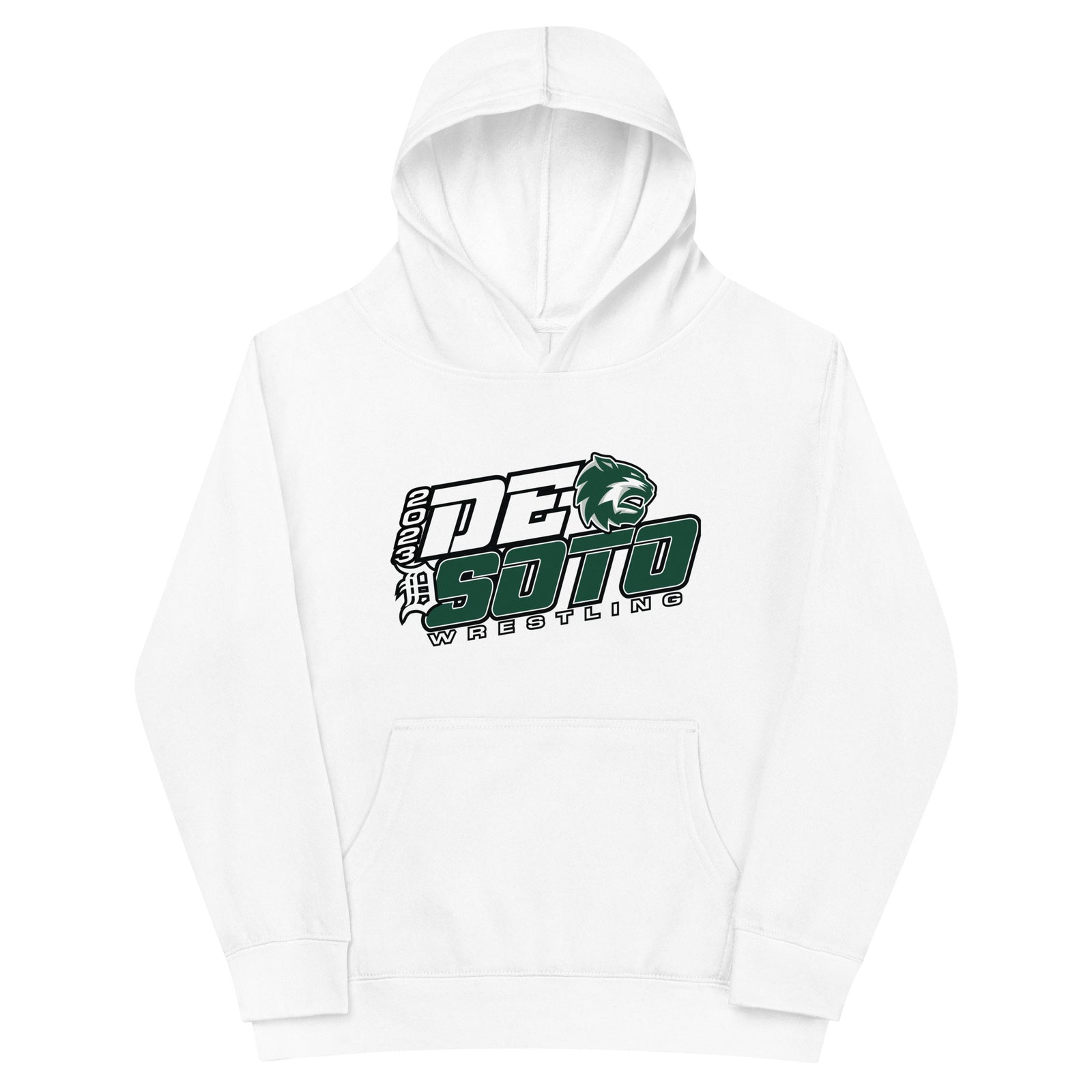 De Soto High School Wrestling 2023 Kids Fleece Hoodie