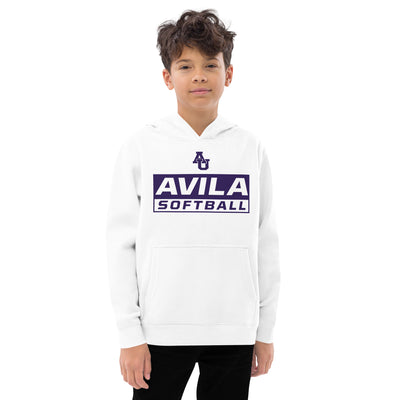 Avila Softball Kids Fleece Hoodie