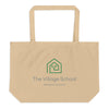 The Village School Montessori Education Large organic tote bag