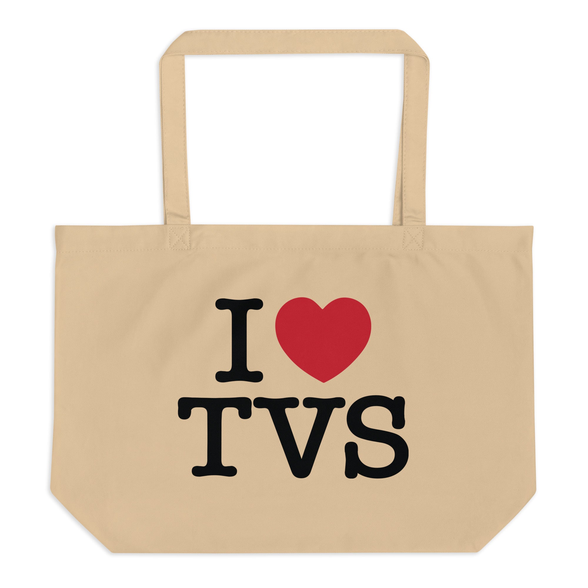 The Village School I Heart TVS Large Eco Tote