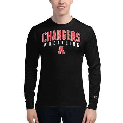 Albuquerque Academy Wrestling Mens Champion Long Sleeve Shirt