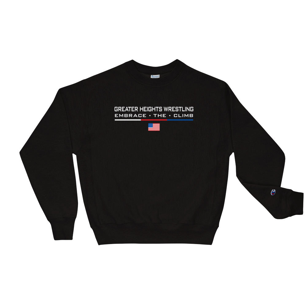Greater Heights Wrestling Embrace The Climb 2 Champion Sweatshirt