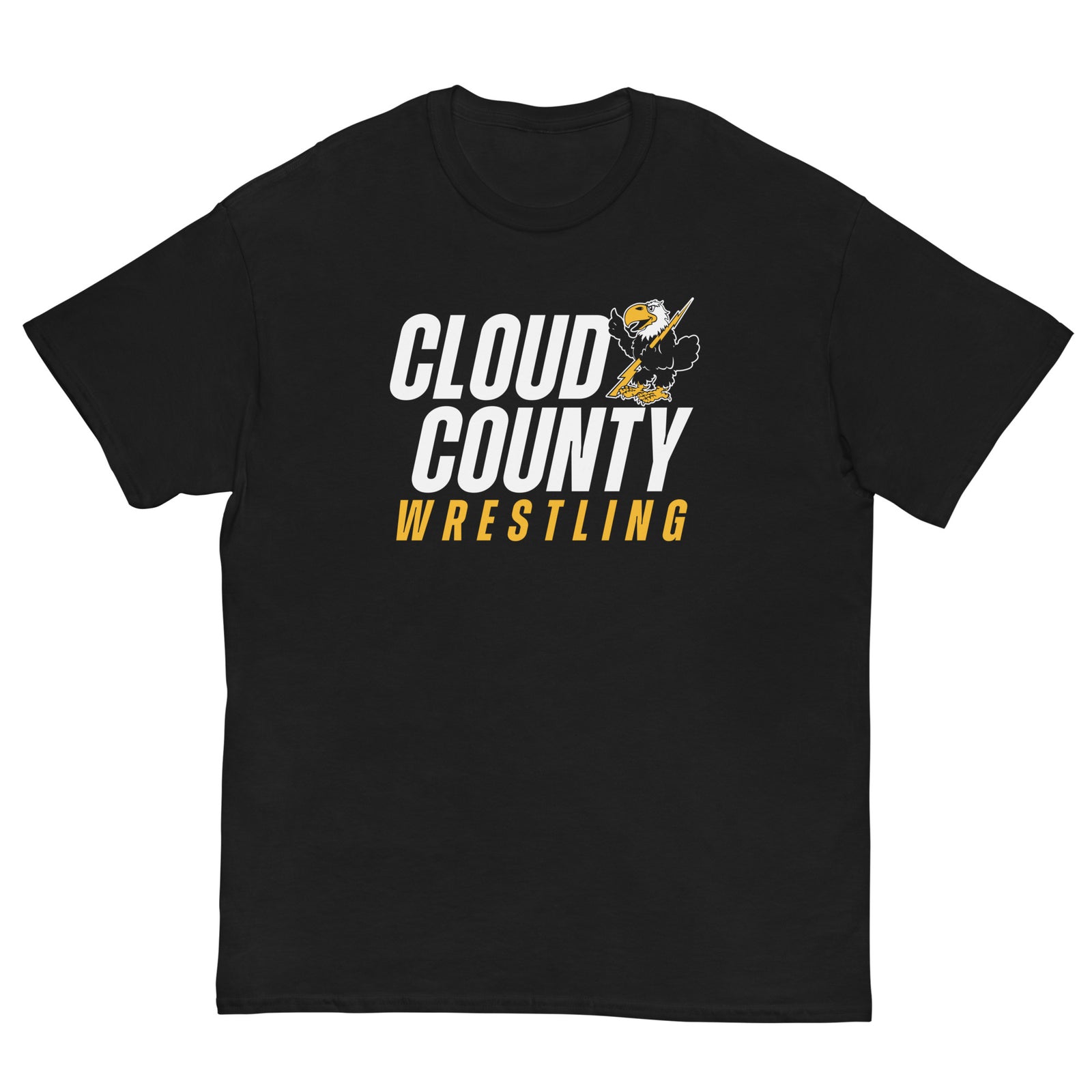 Cloud County CC Wrestling Mens Classic Tee