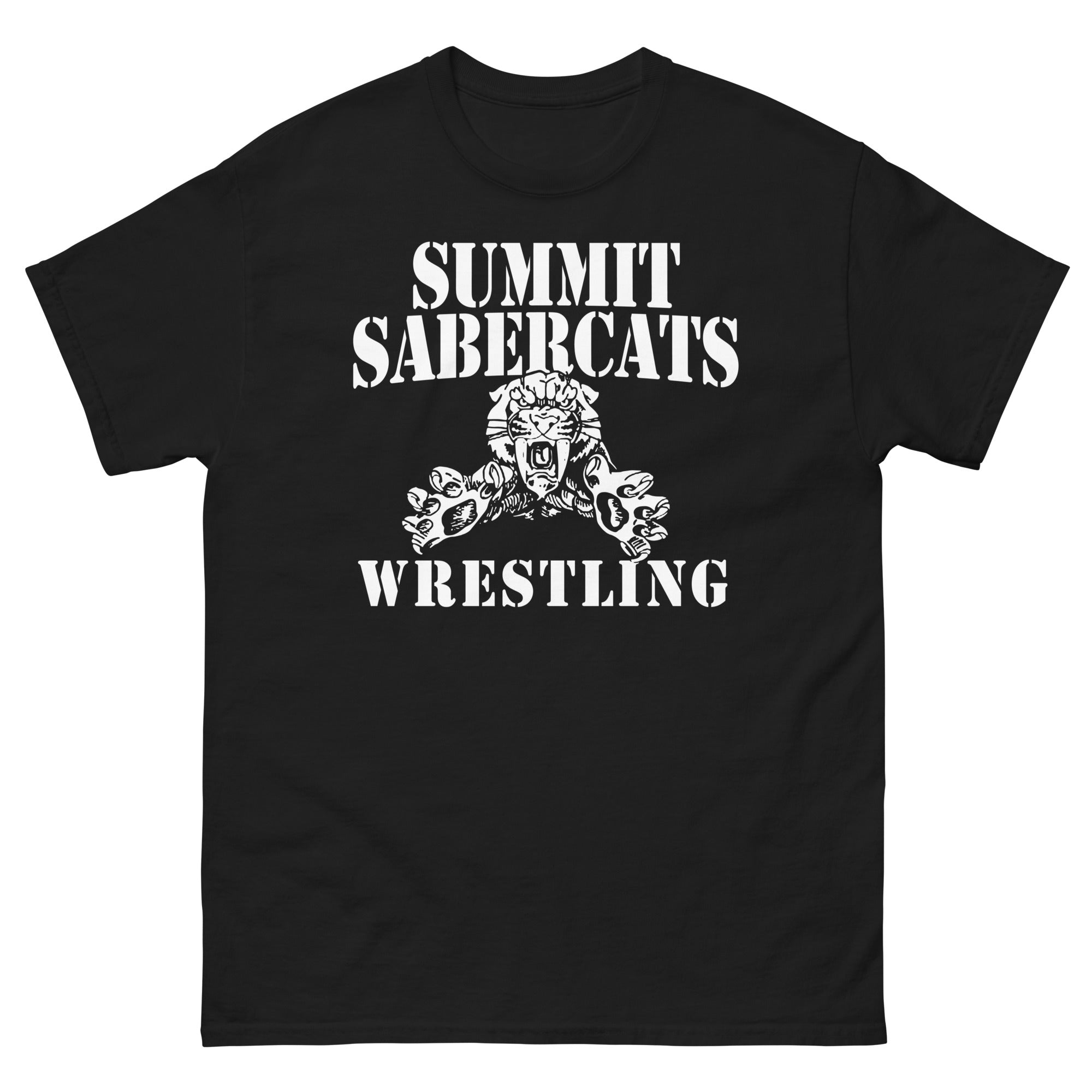 Summit Trail Middle School Wrestling  With Back Design Mens Classic Tee