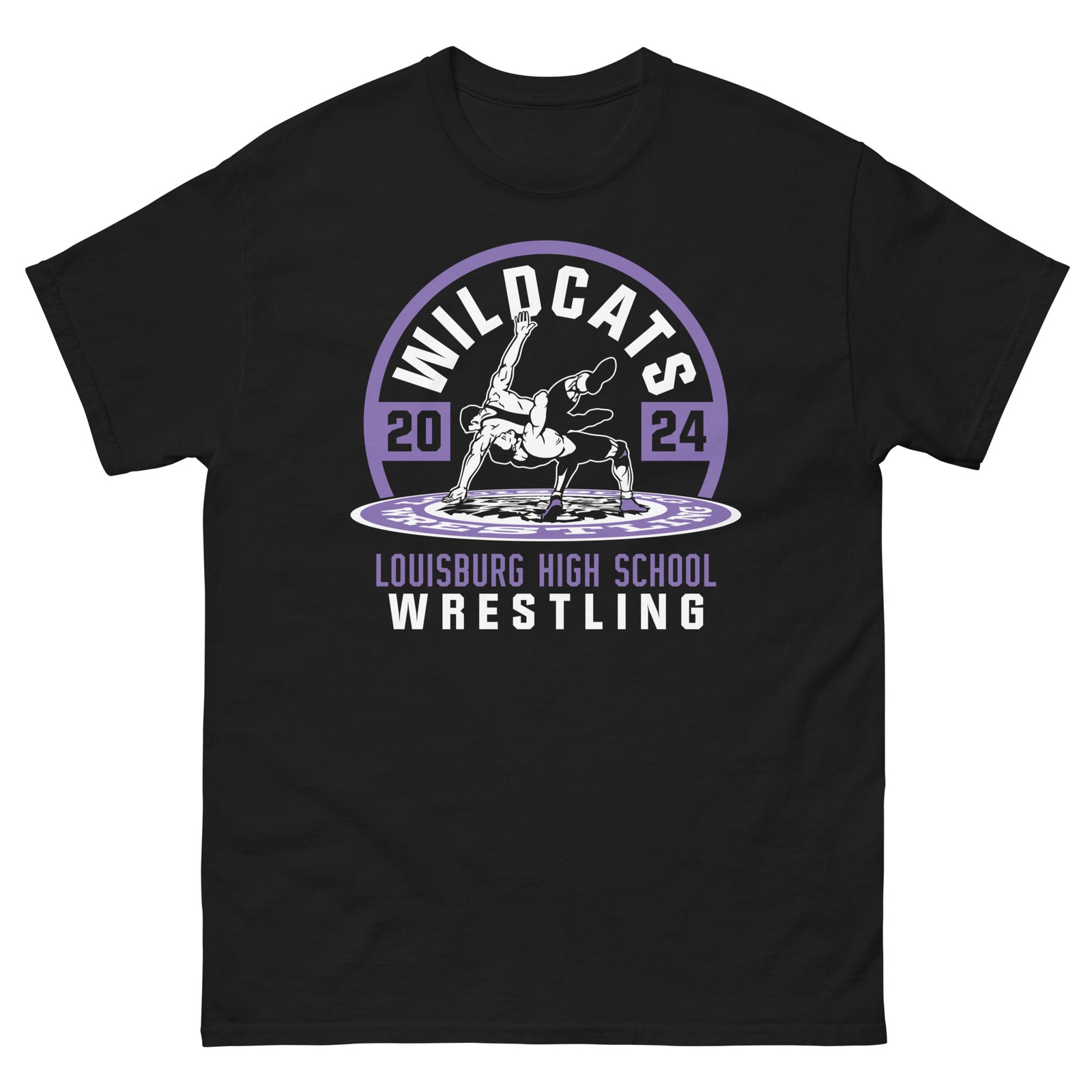 Wildcat Wrestling (Front Only) 2024 Men's classic tee