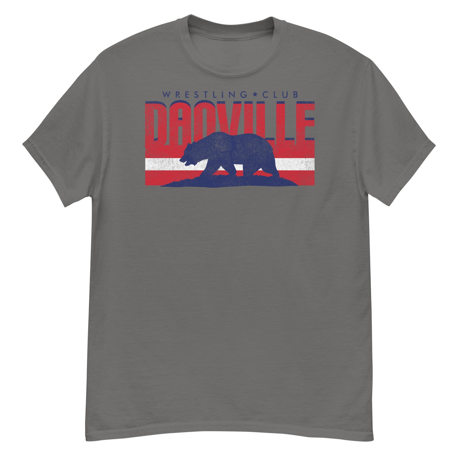 Danville Wrestling Club Grey Mens Classic Tee