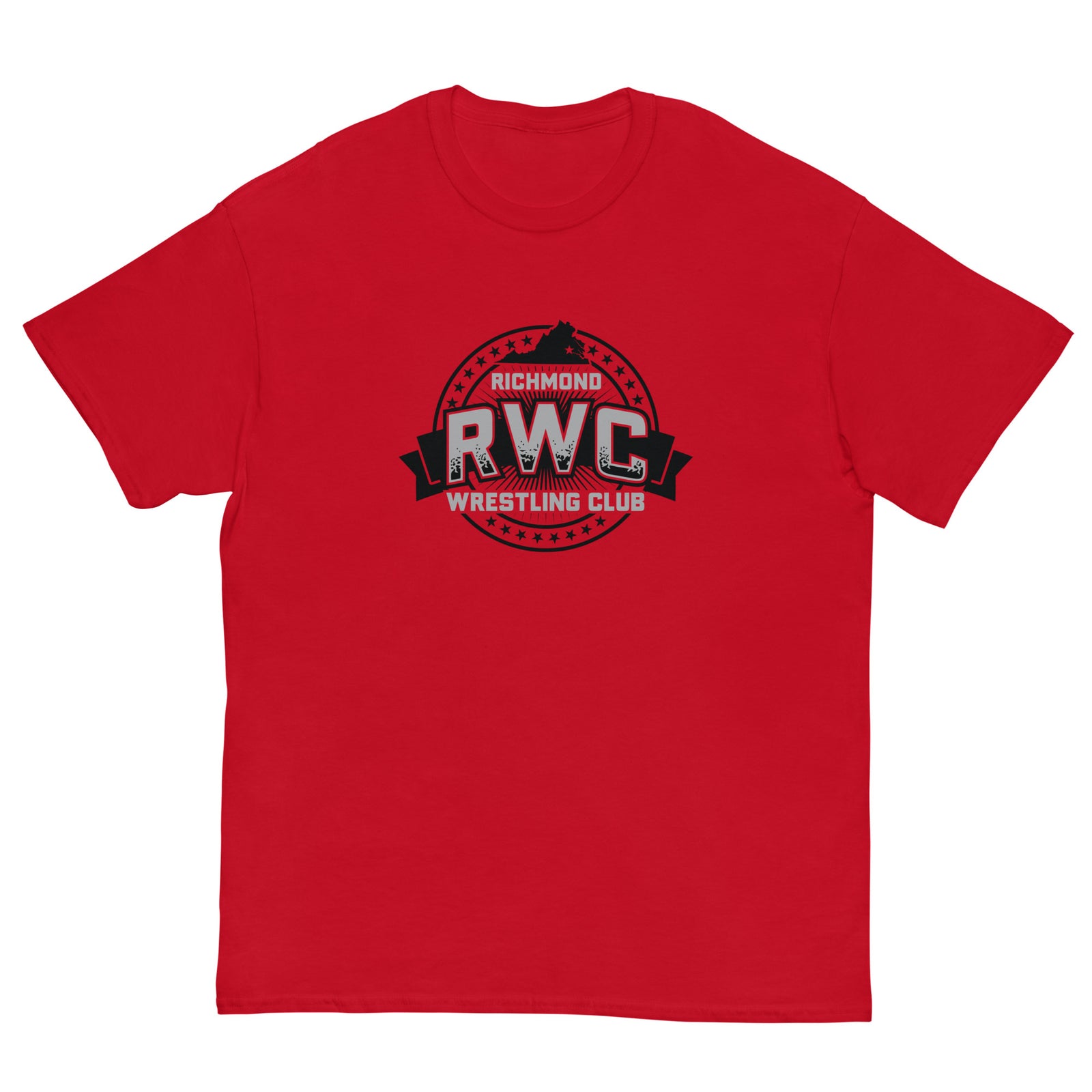 Richmond Wrestling Club Red Mens Classic Tee