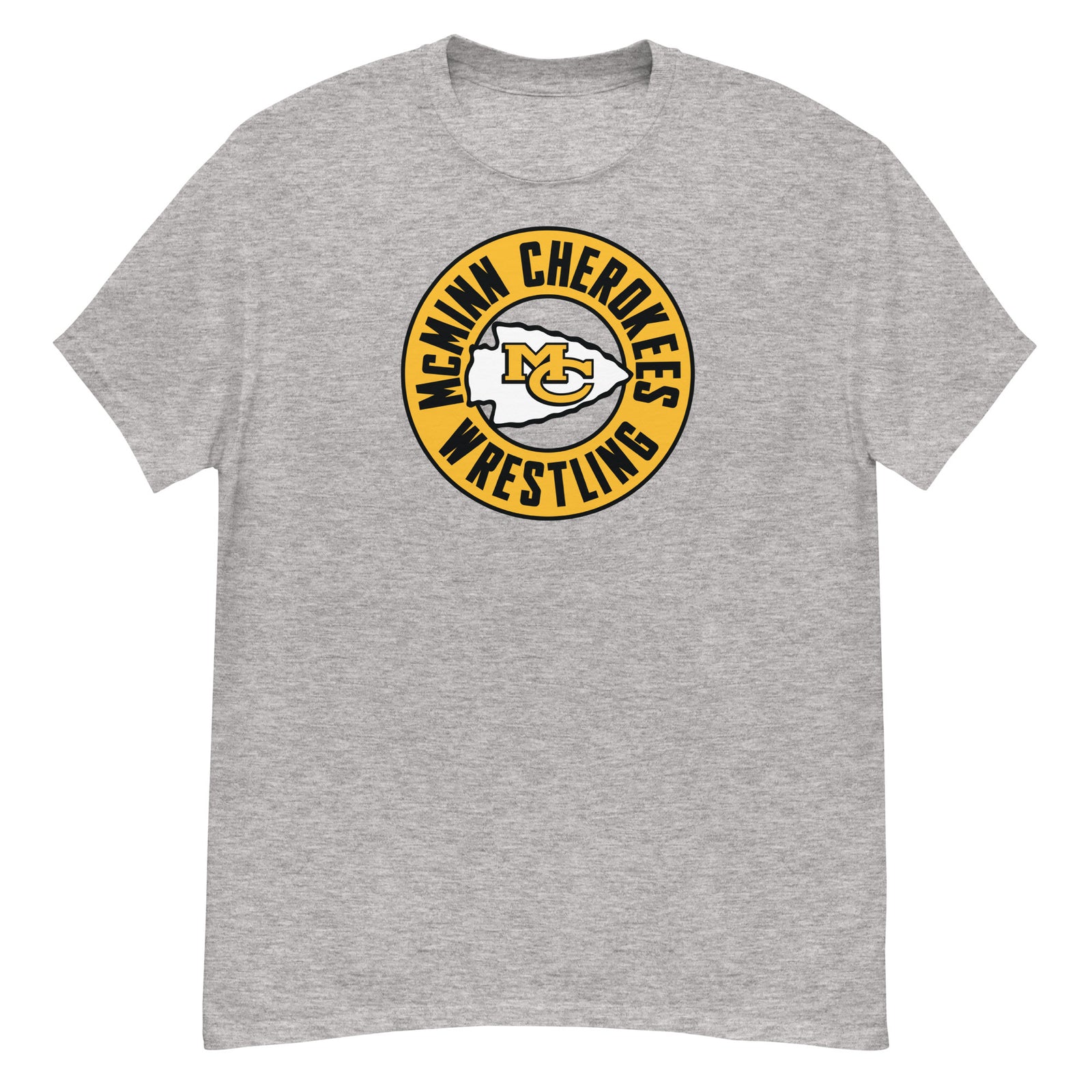 McMinn Cherokees Wrestling Mens Classic Tee