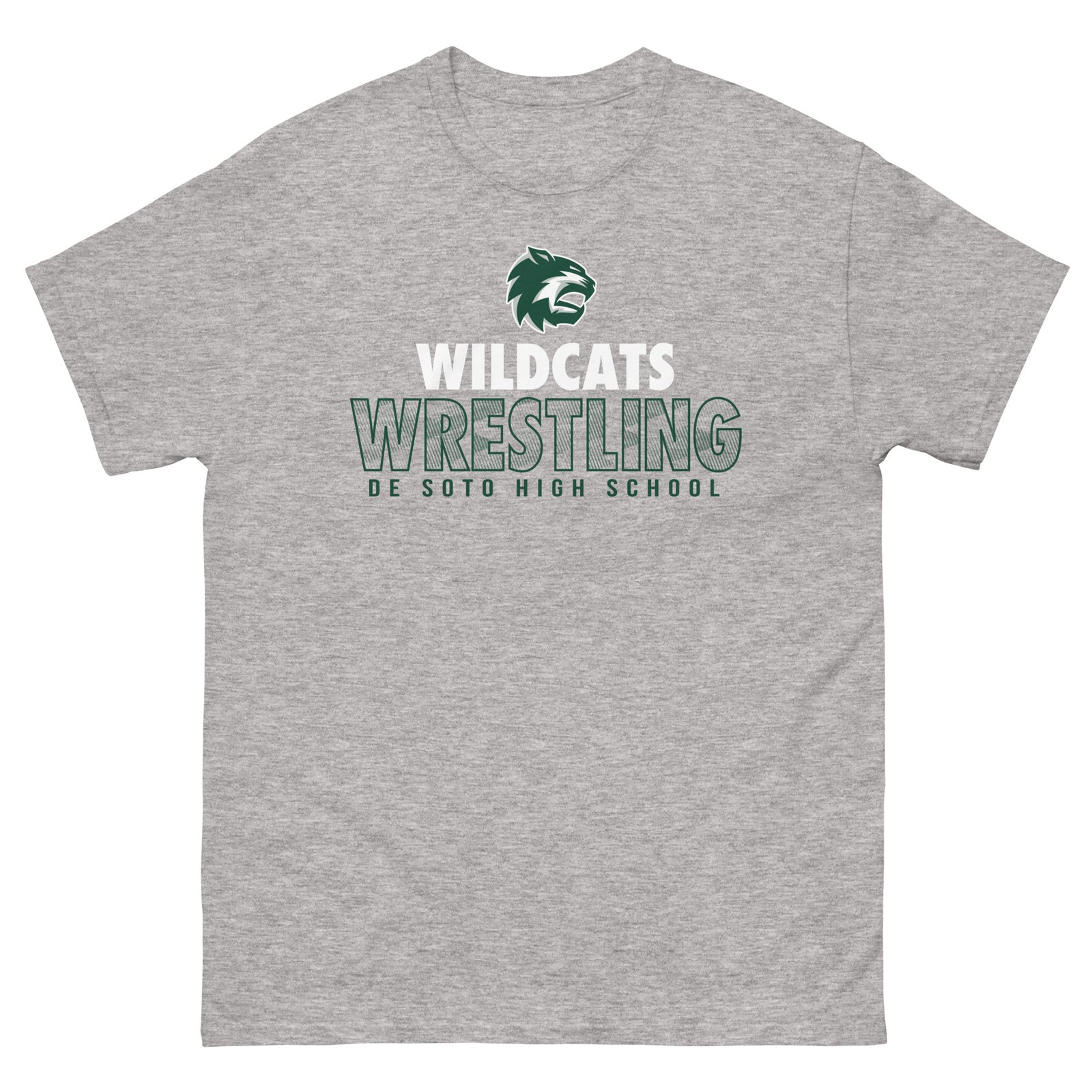 De Soto High School Wrestling Wildcats Mens Classic Tee