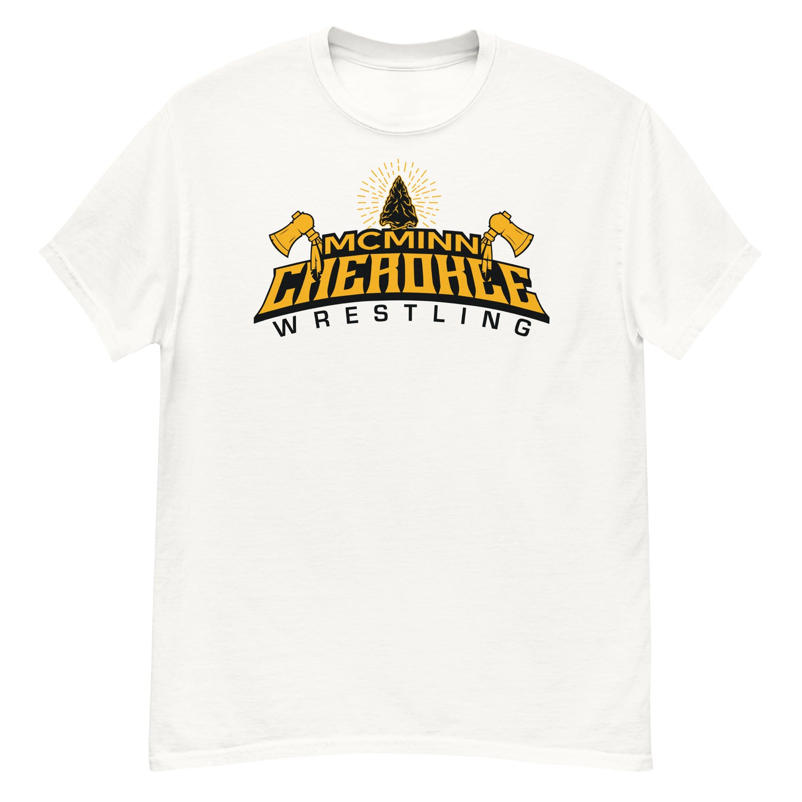 McMinn Cherokees Wrestling Mens Classic Tee
