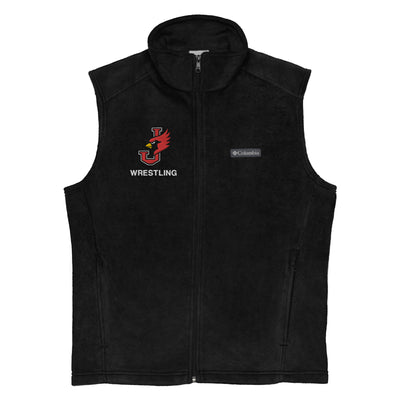 William Jewell Wrestling J Wrestling Mens Columbia Fleece Vest