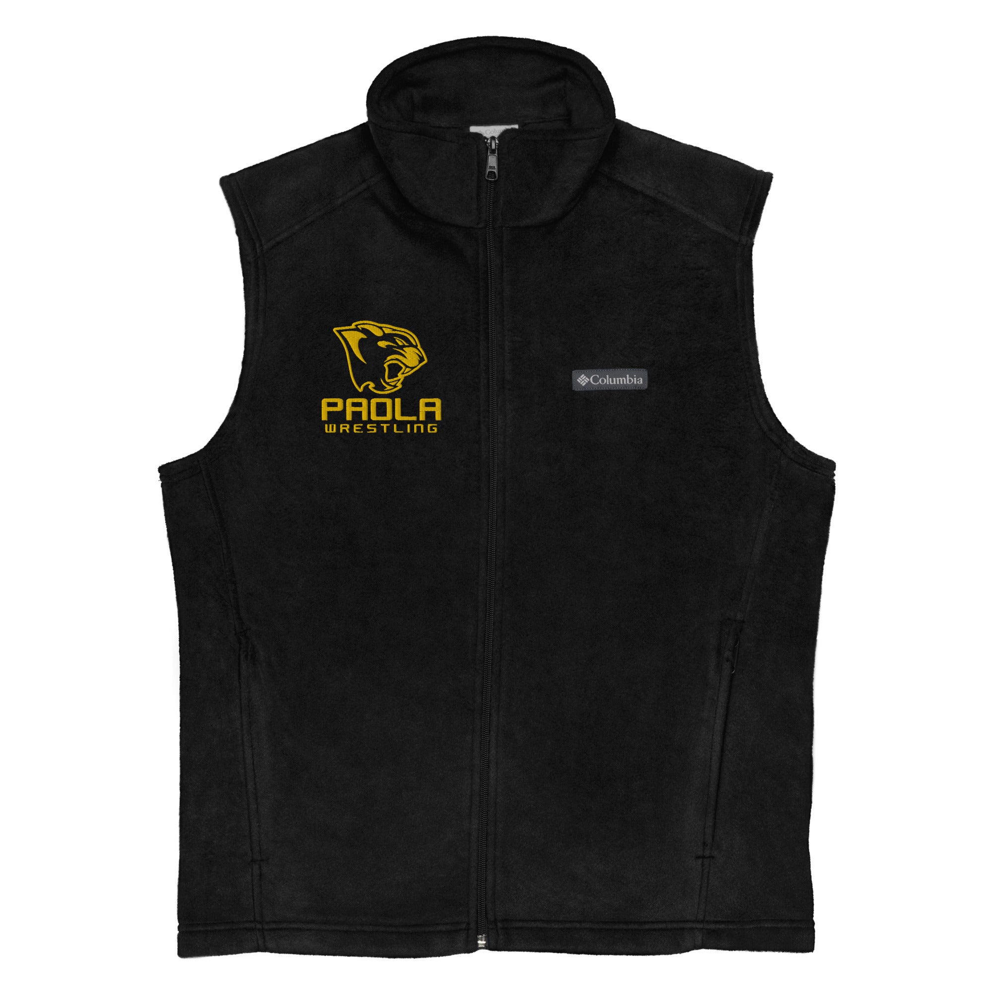 Paola Wrestling Mens Columbia Fleece Vest