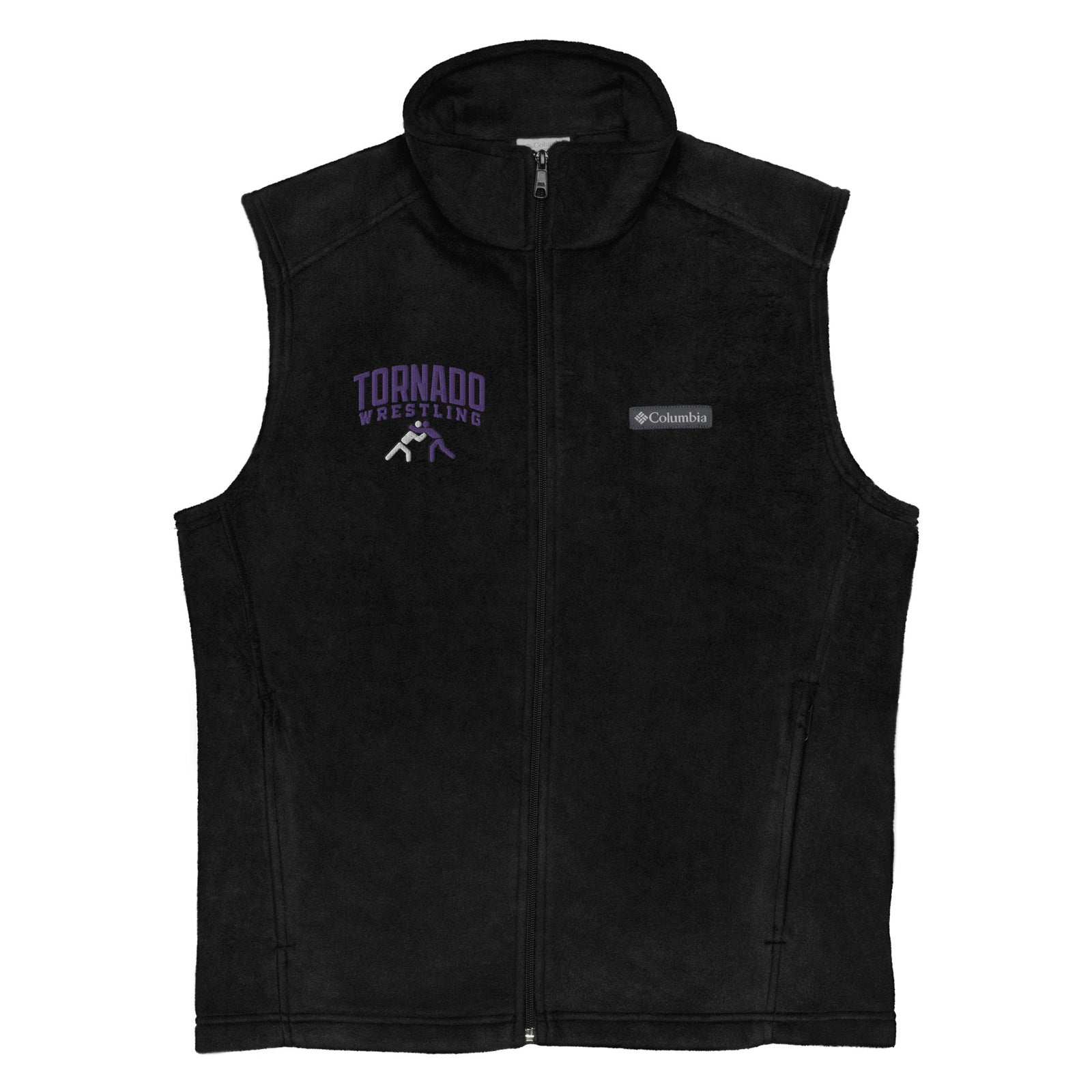 Susan B. Anthony Middle School Wrestling Mens Columbia Fleece Vest