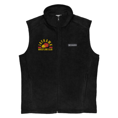 Jayhawk Wrestling Club Mens Columbia Fleece Vest