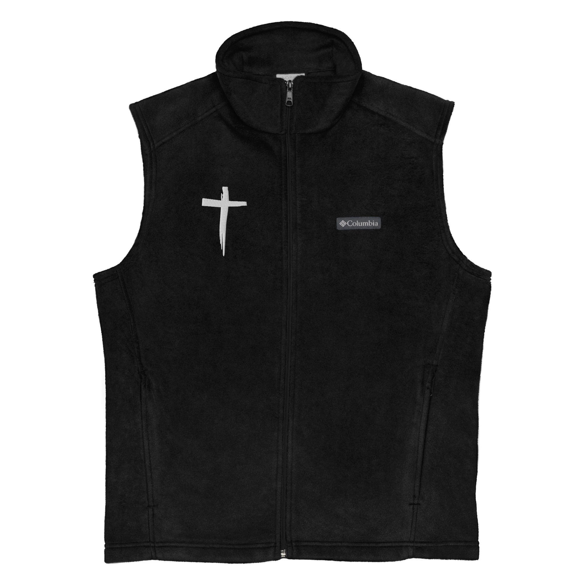 St. Stephen Lutheran Church Cross Only Mens Columbia Fleece Vest