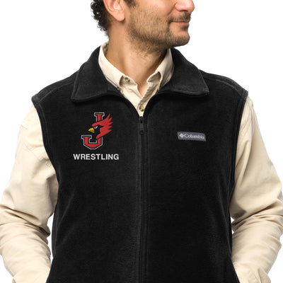 William Jewell Wrestling J Wrestling Mens Columbia Fleece Vest