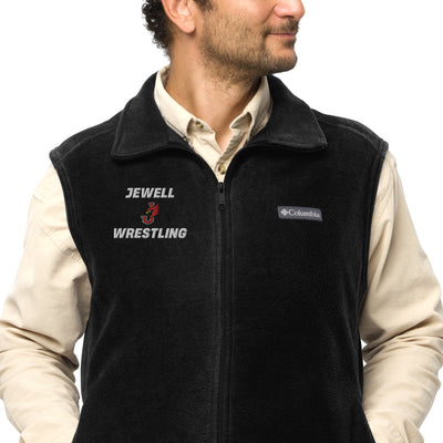 William Jewell Wrestling Mens Columbia Fleece Vest