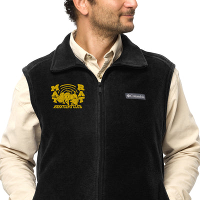 Mat Rat Wrestling Mens Columbia Fleece Vest