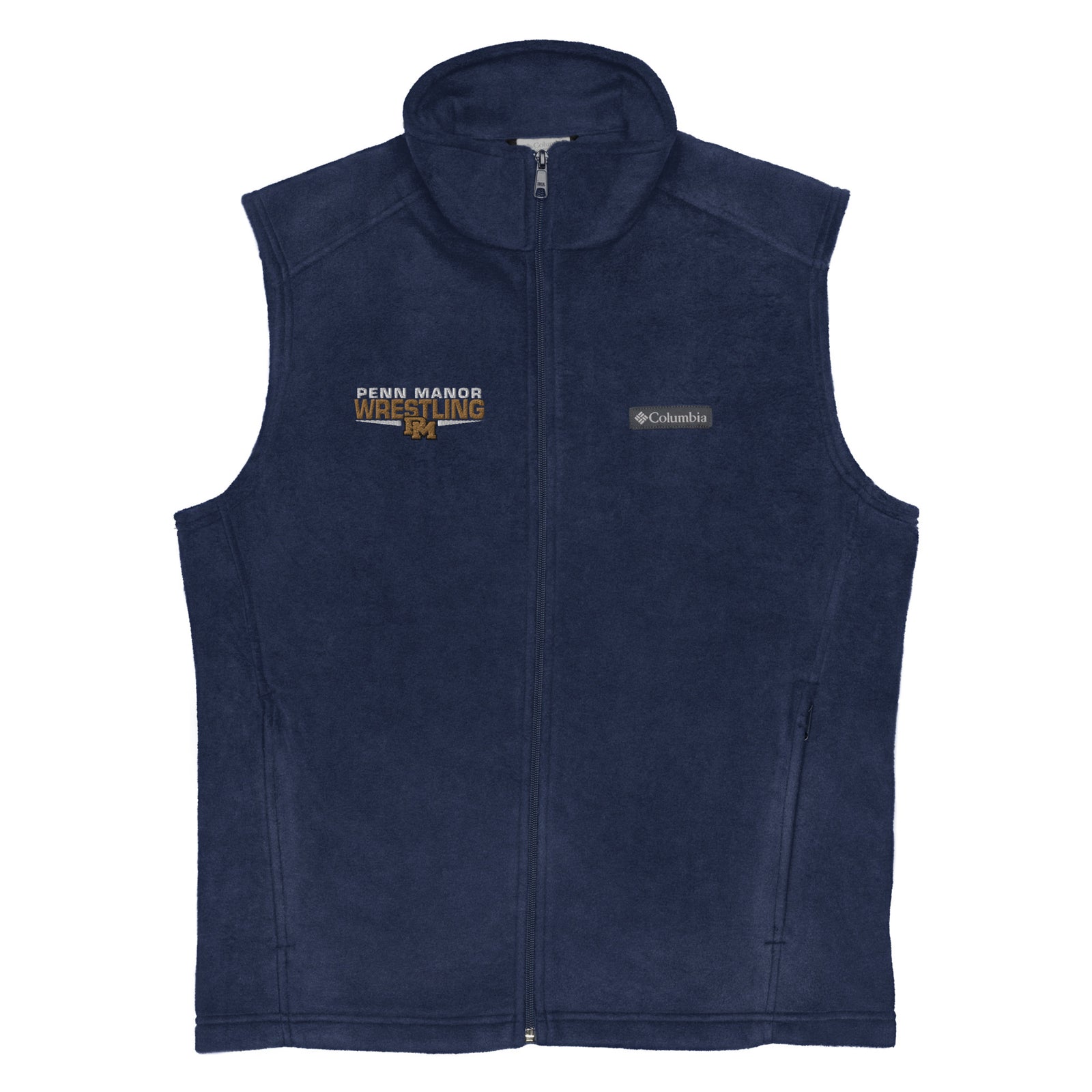 Penn Manor Comets Wrestling  Mens Columbia Fleece Vest