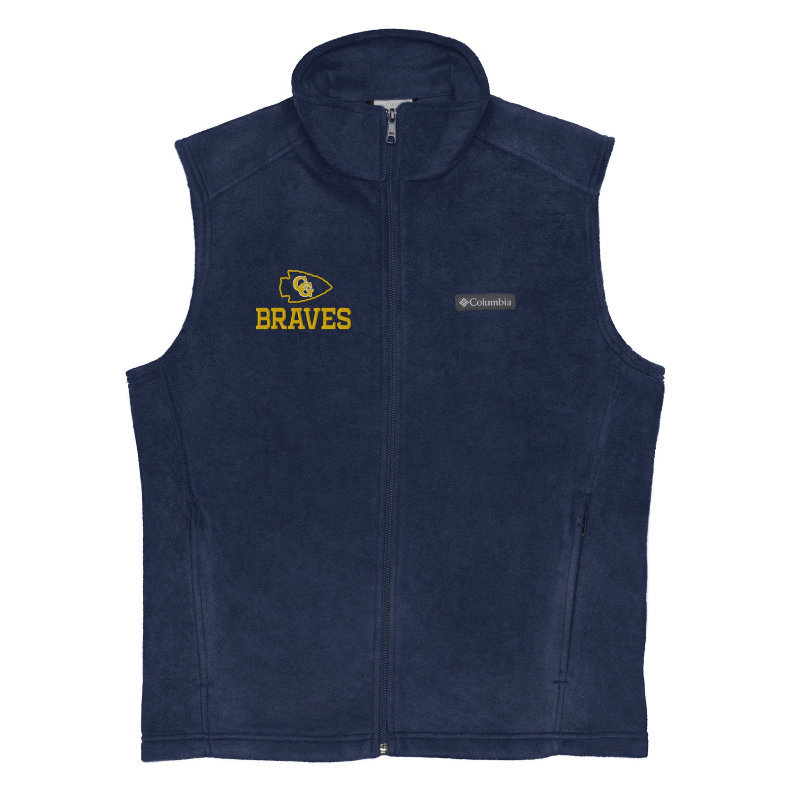 Council Grove Wrestling Mens Columbia Fleece Vest